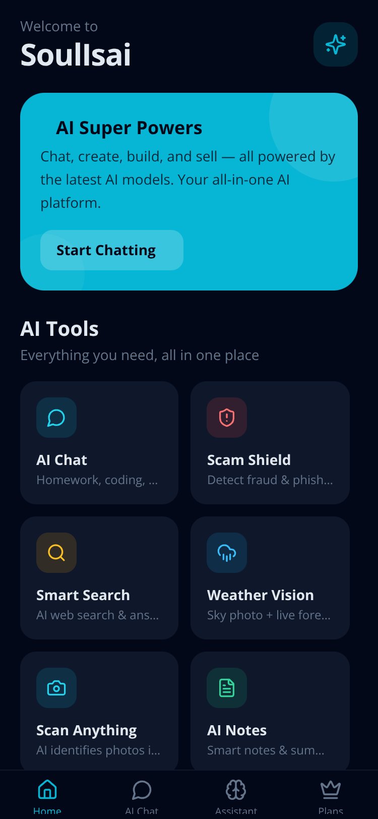 AI Super Hub screen 3
