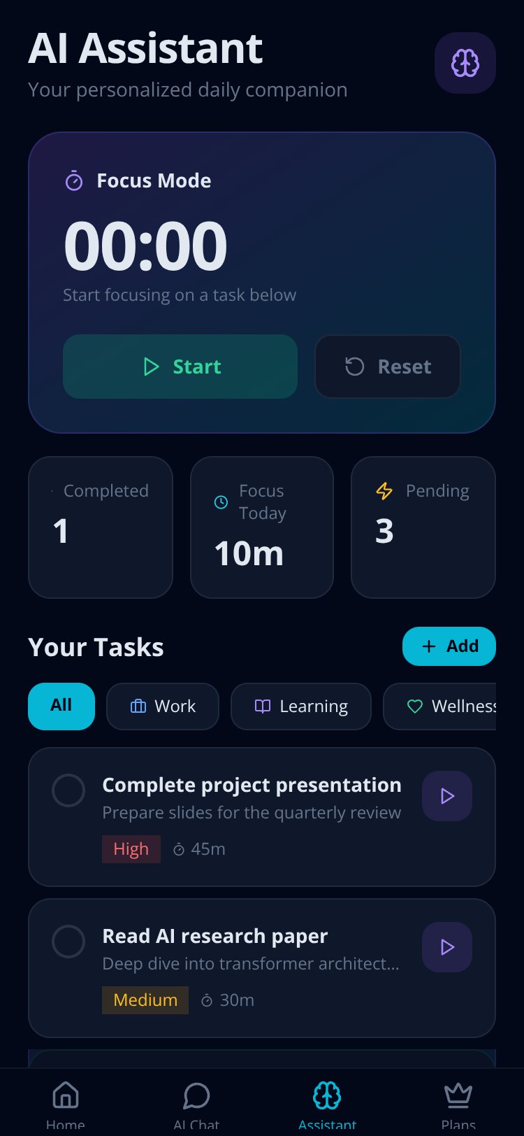 AI Super Hub screen 4