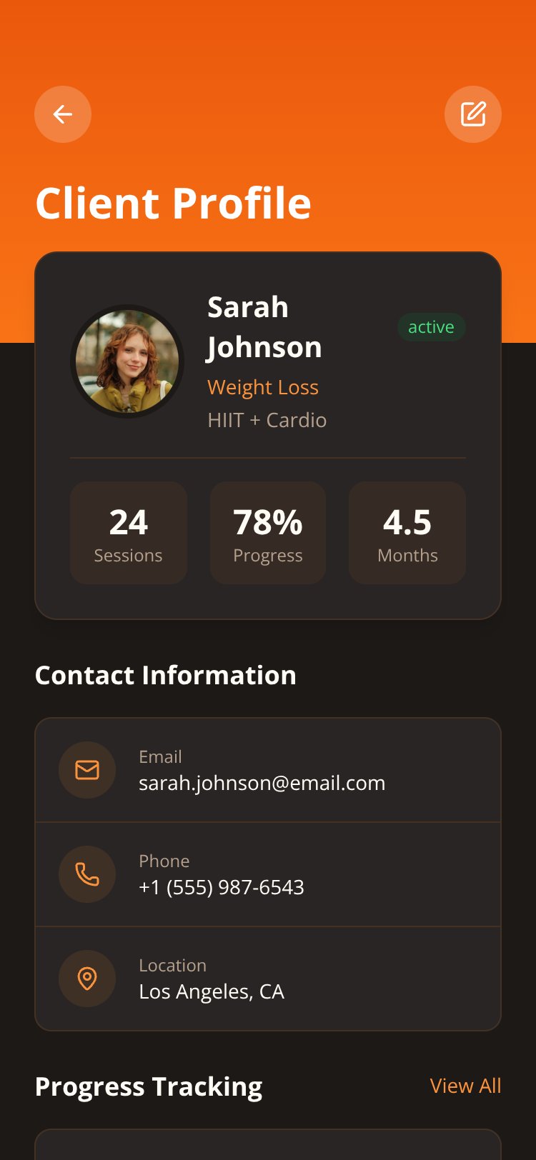 FitCoach Pro screen 5