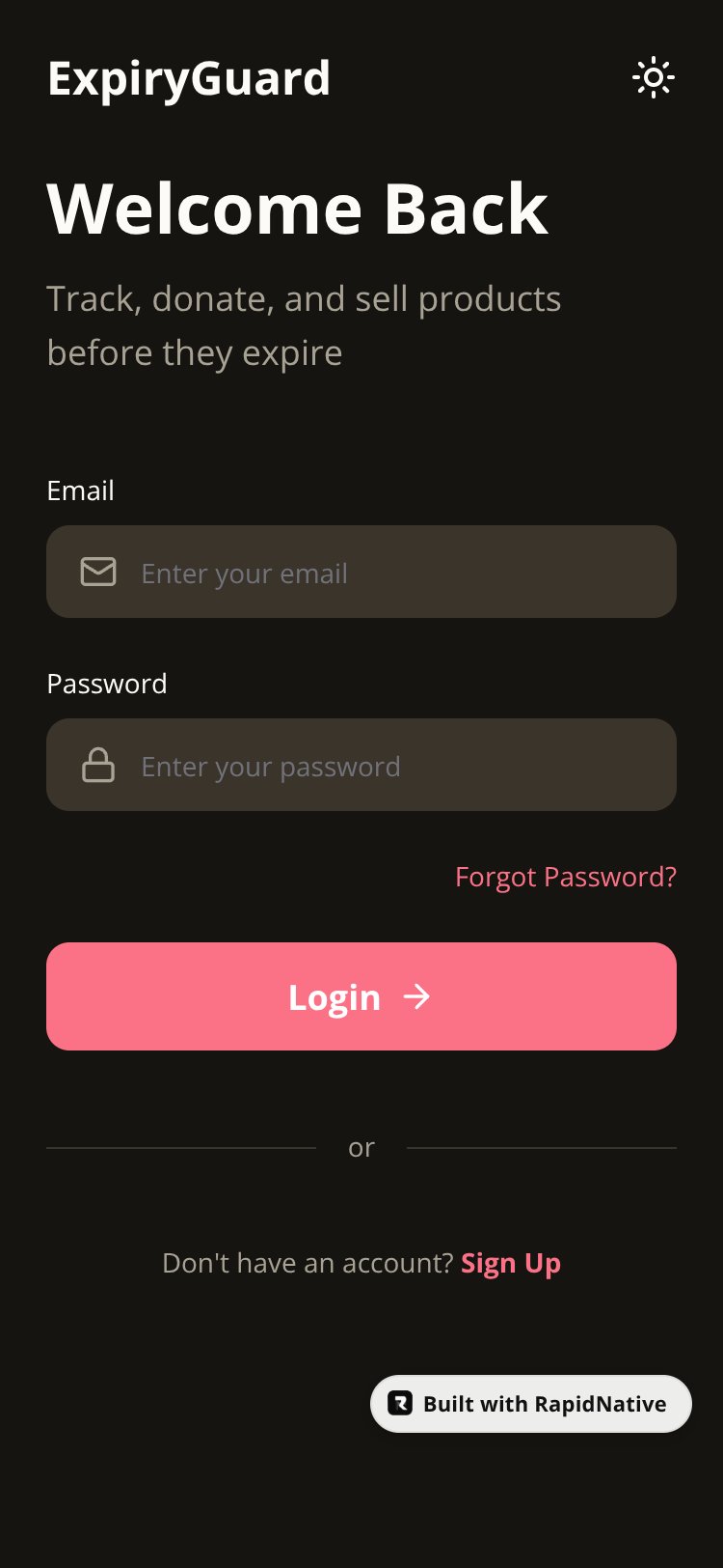 ExpiryGuard screen 3