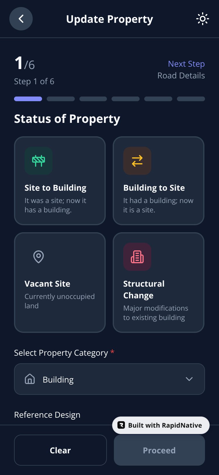 PropertyFlow screen 1
