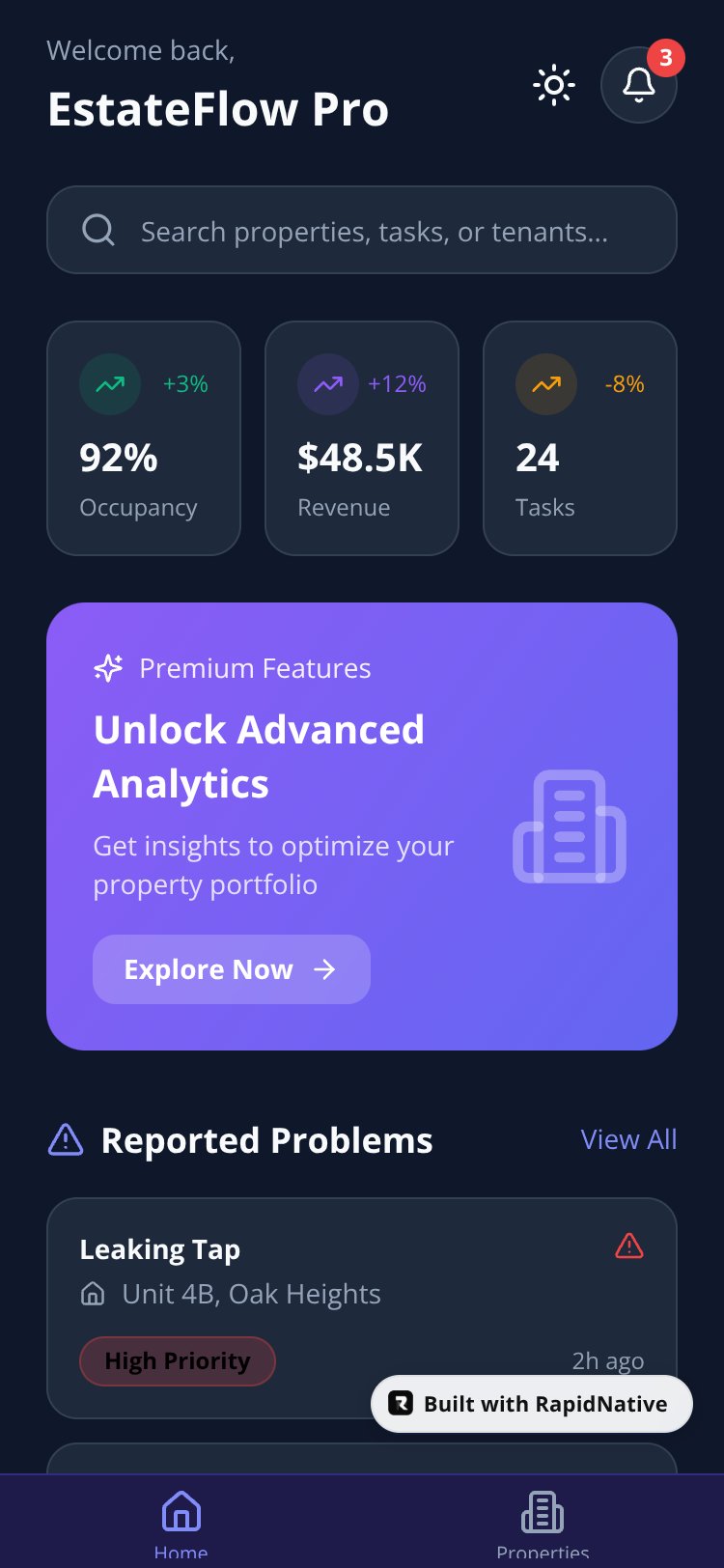 EstateFlow Pro screen 2
