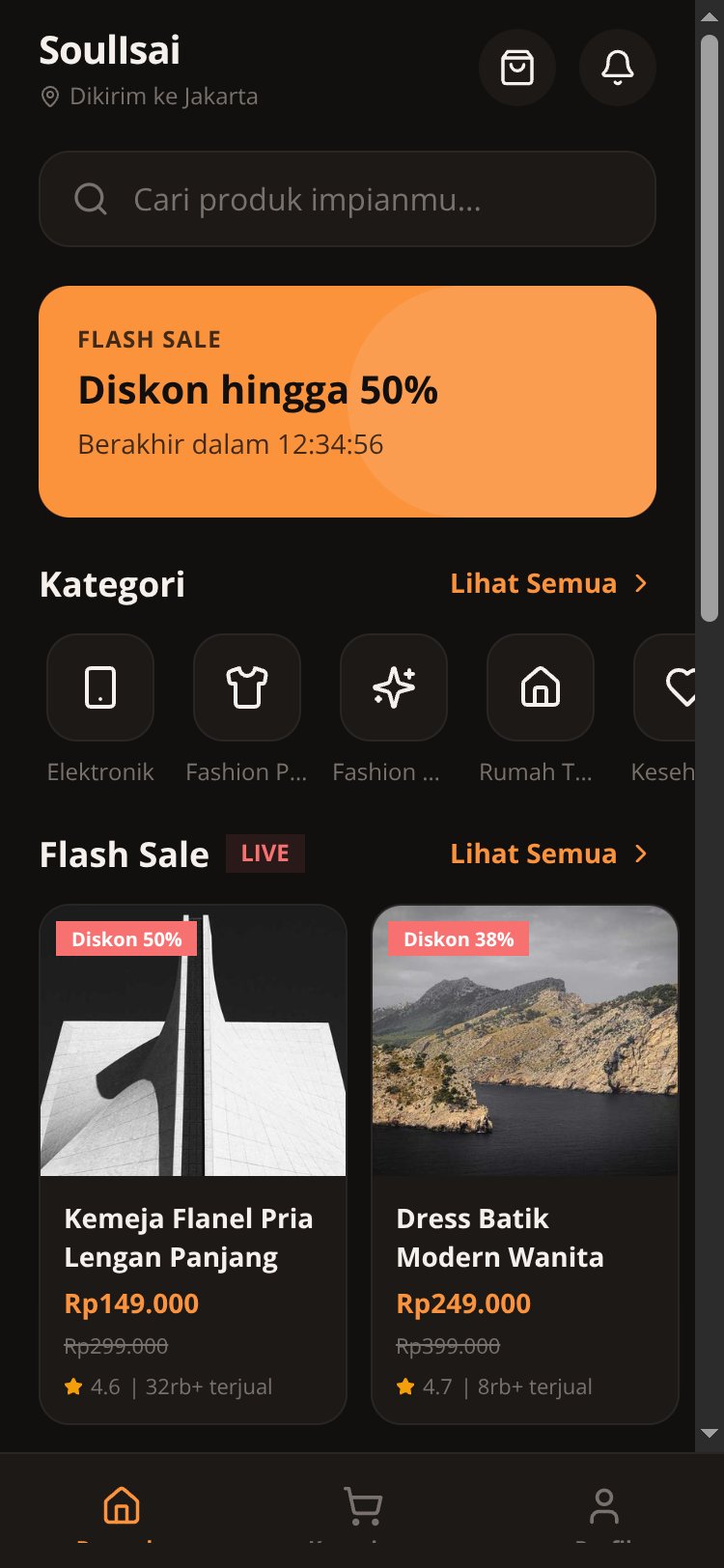 MarketHub screen 2