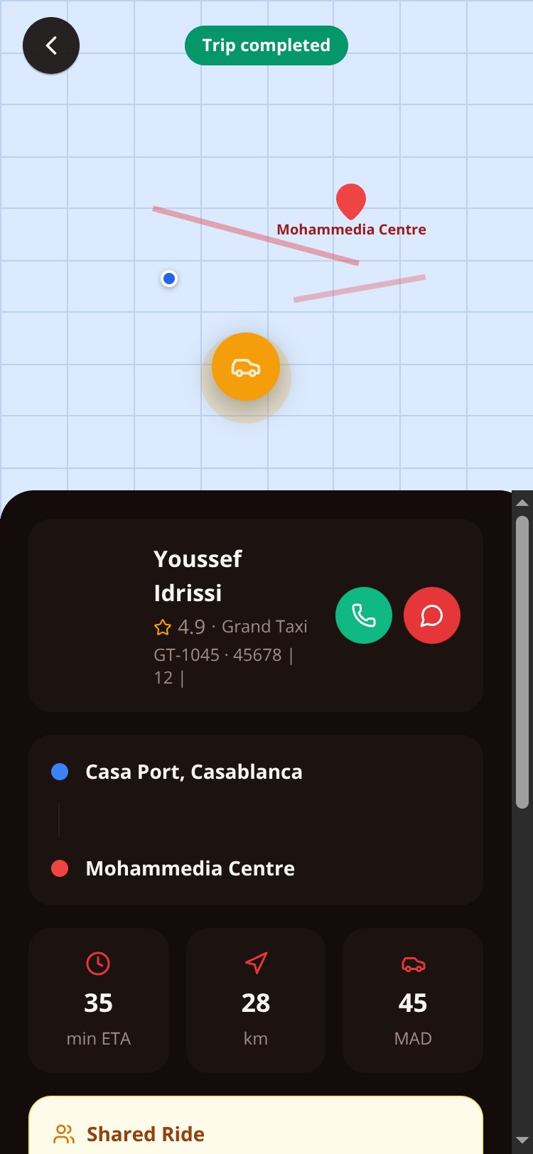 SmartTaxi Morocco screen 3