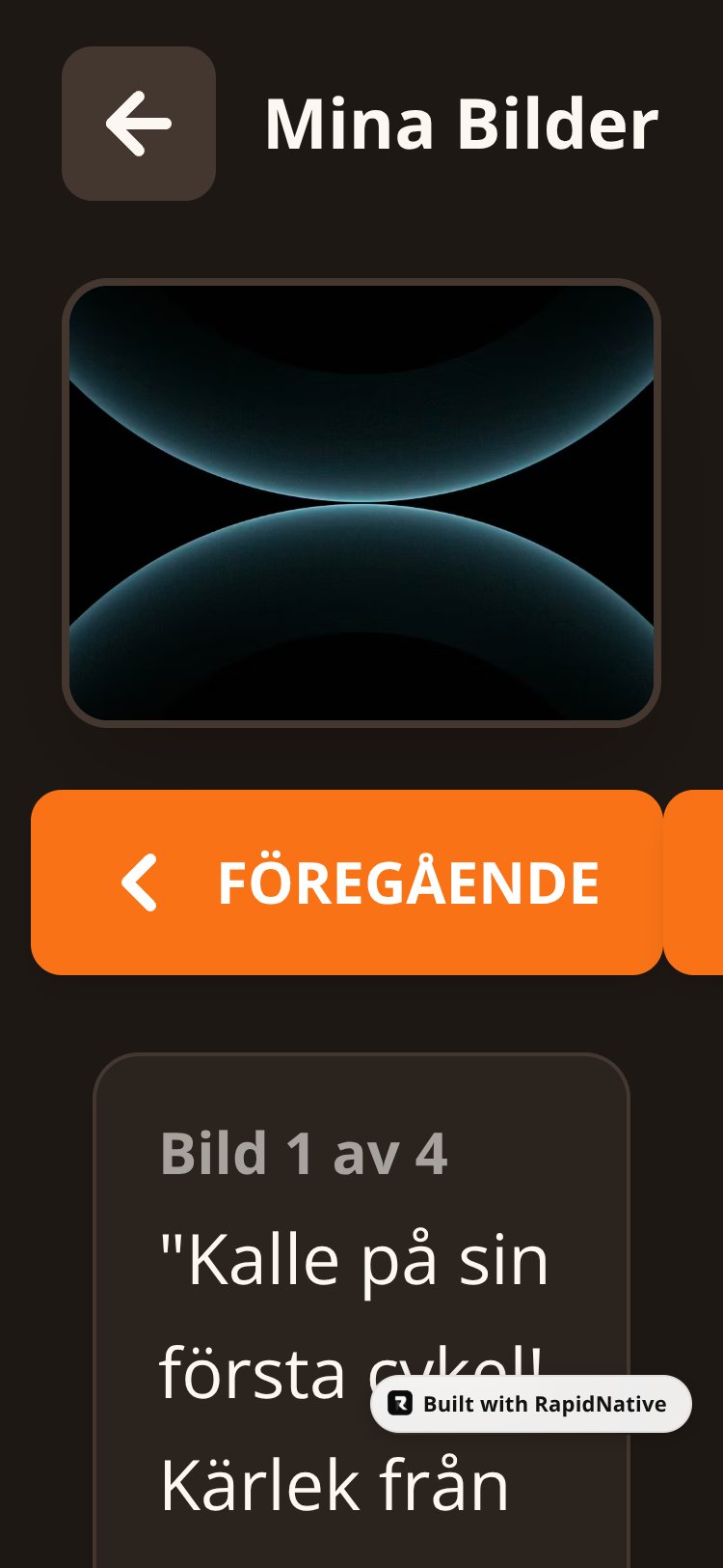 MemoryLane screen 3