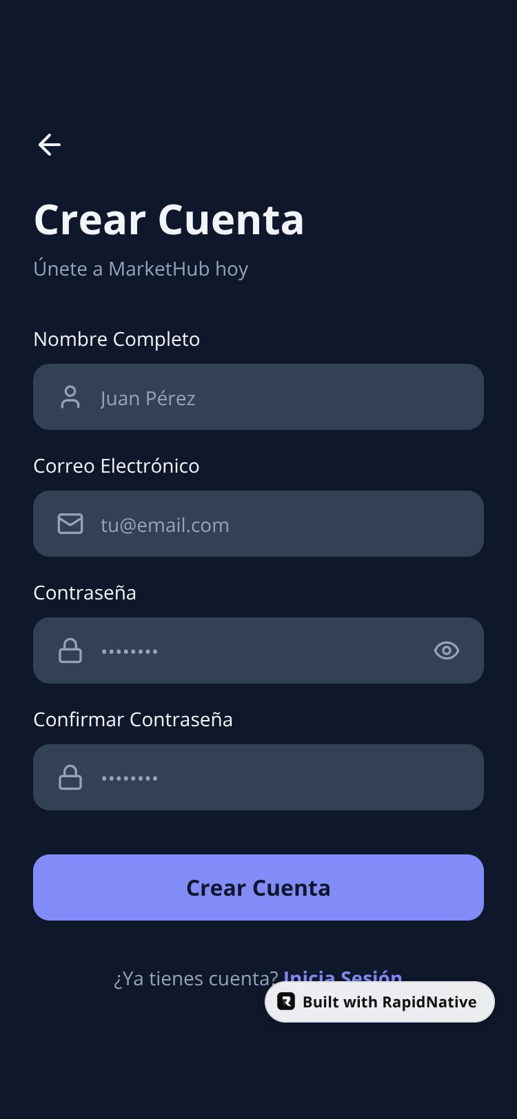 MarketHub screen 3