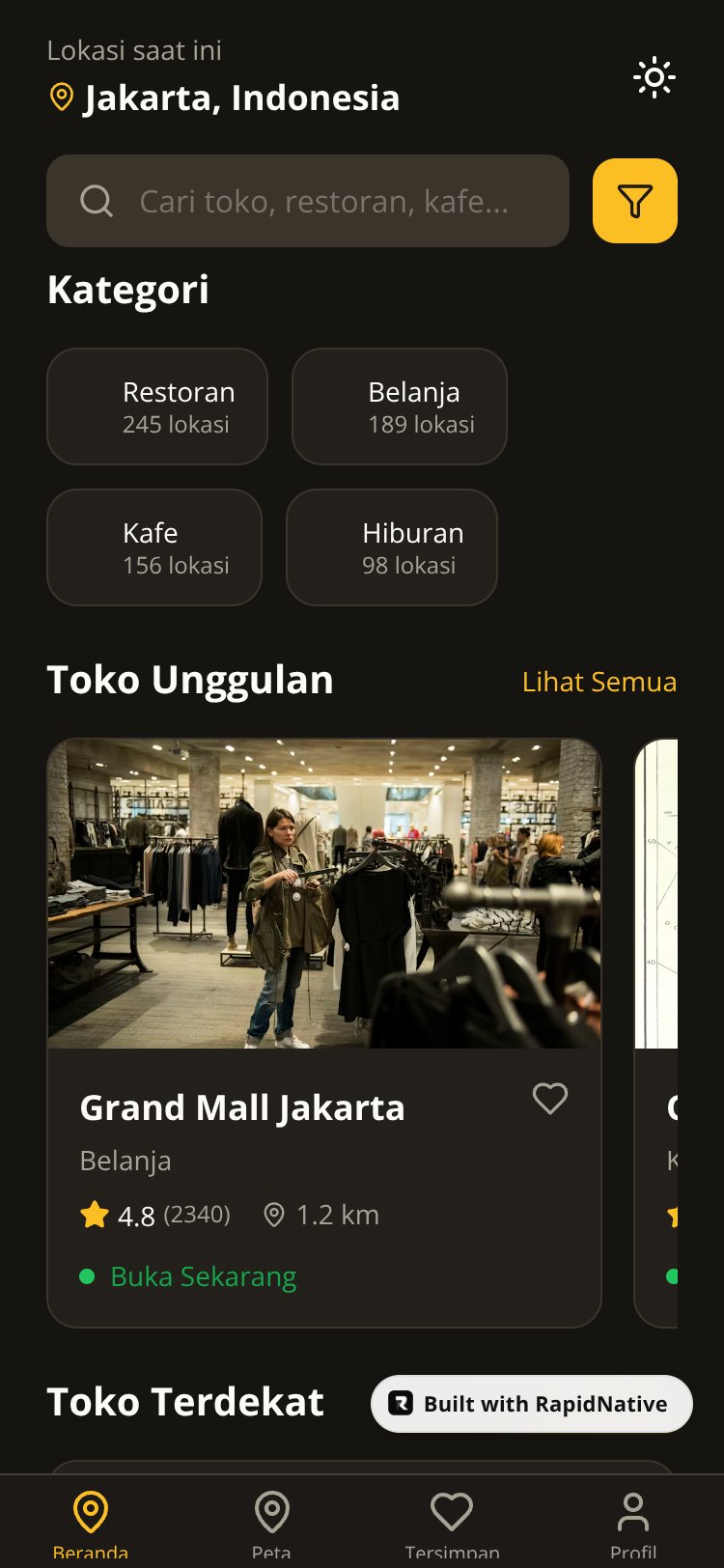 StoreLocator screen 5