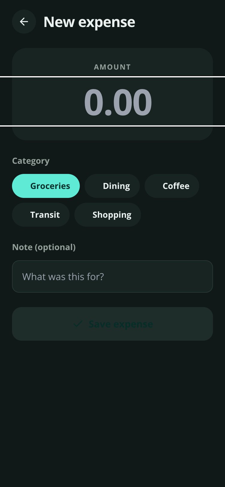 Ledger screen 3