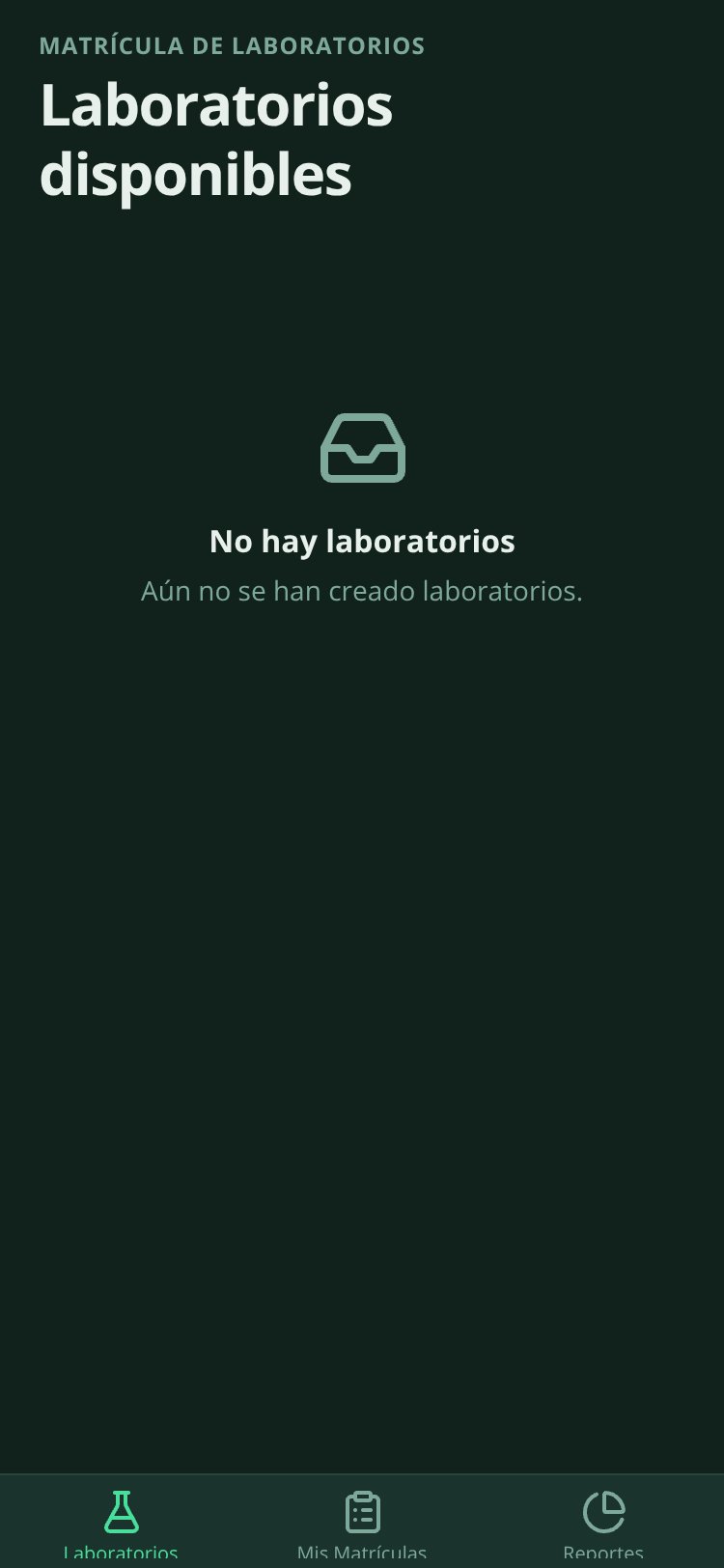LabMatrícula screen 3