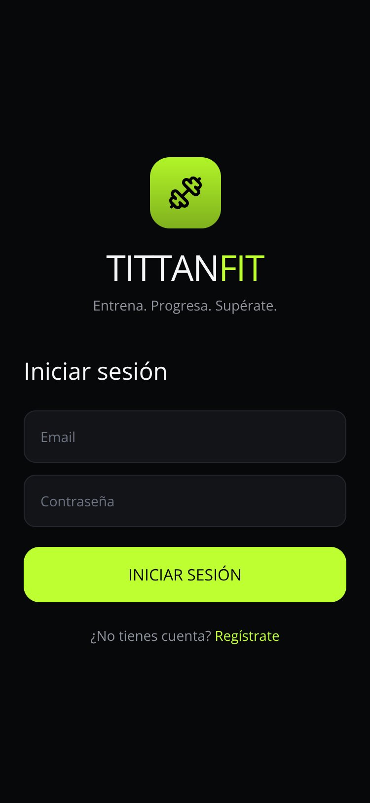 TITTANFIT screen 1