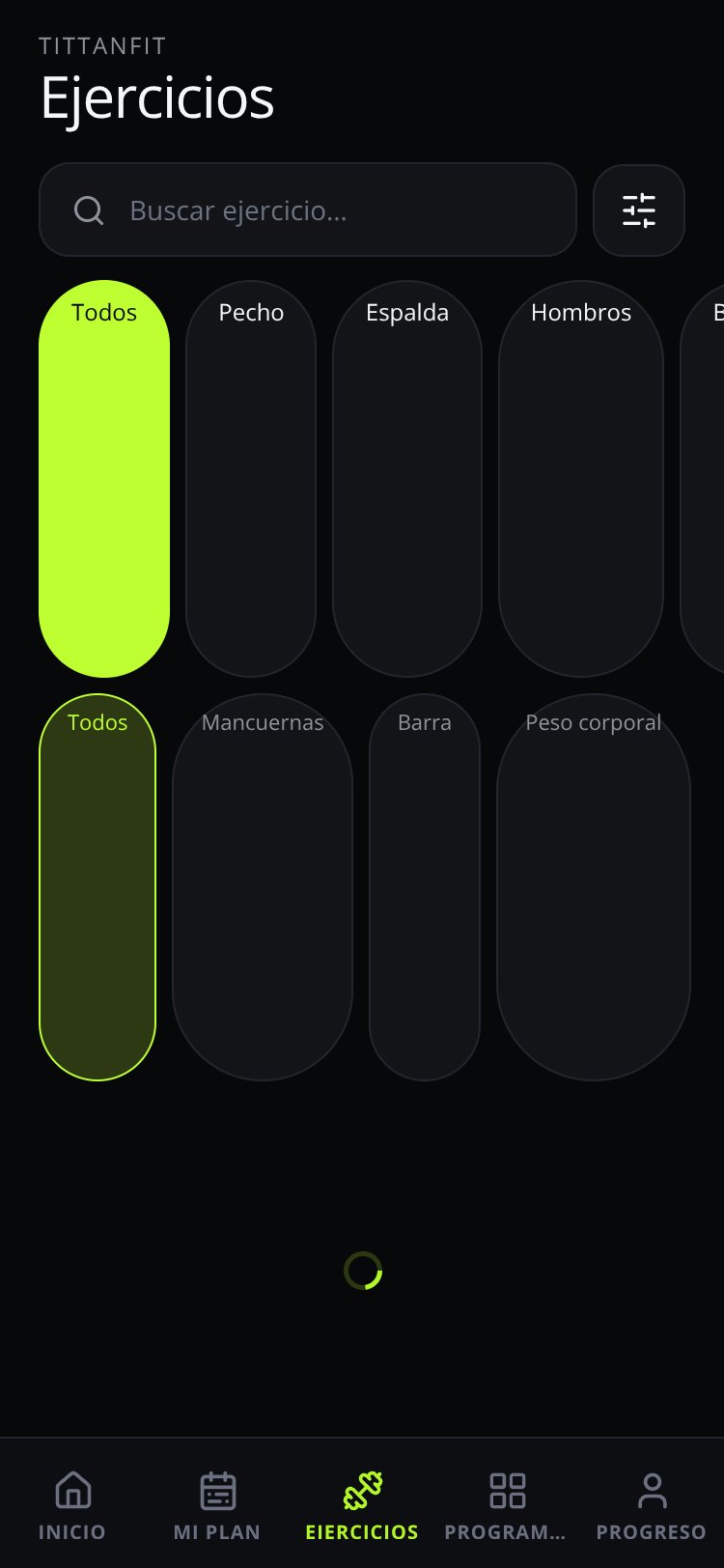 TITTANFIT screen 3