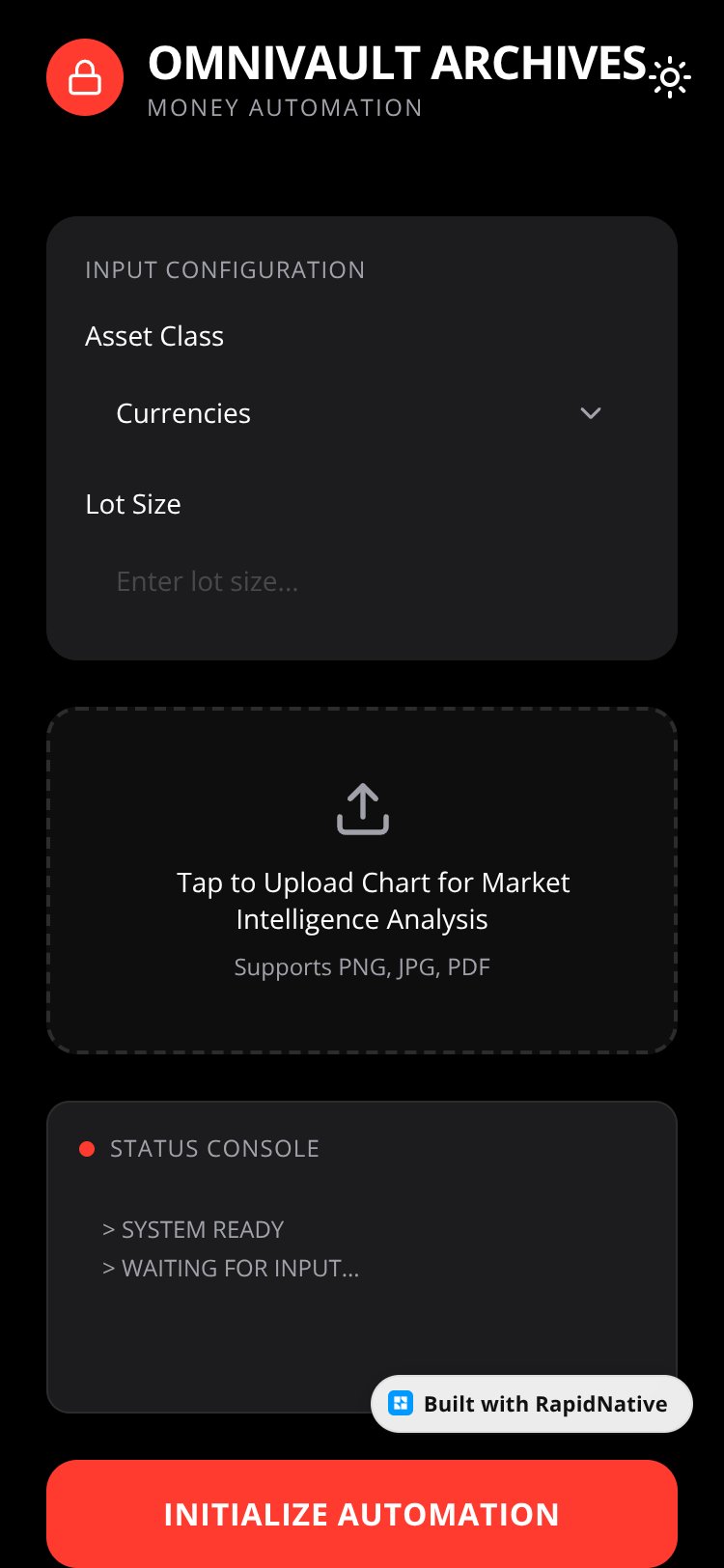 OMNIVAULT ARCHIVES screen 3