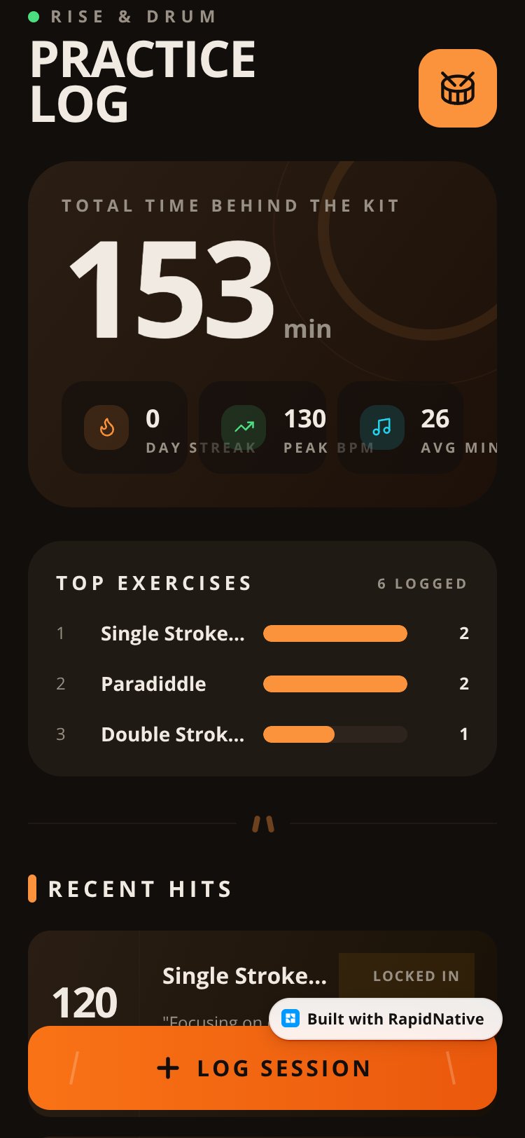 Rudiment Lab screen 1
