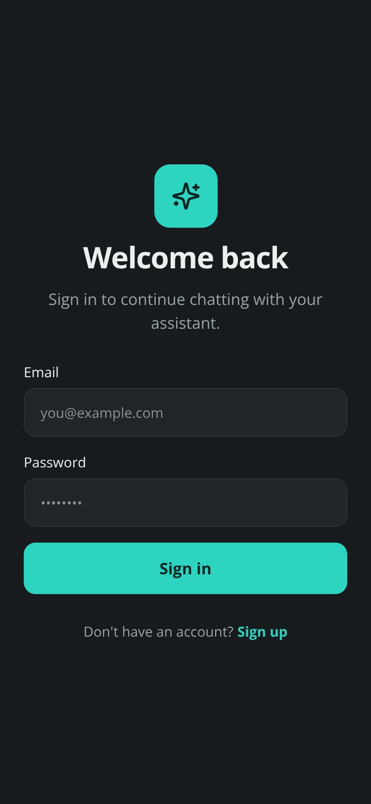 Astra Chat screen 2
