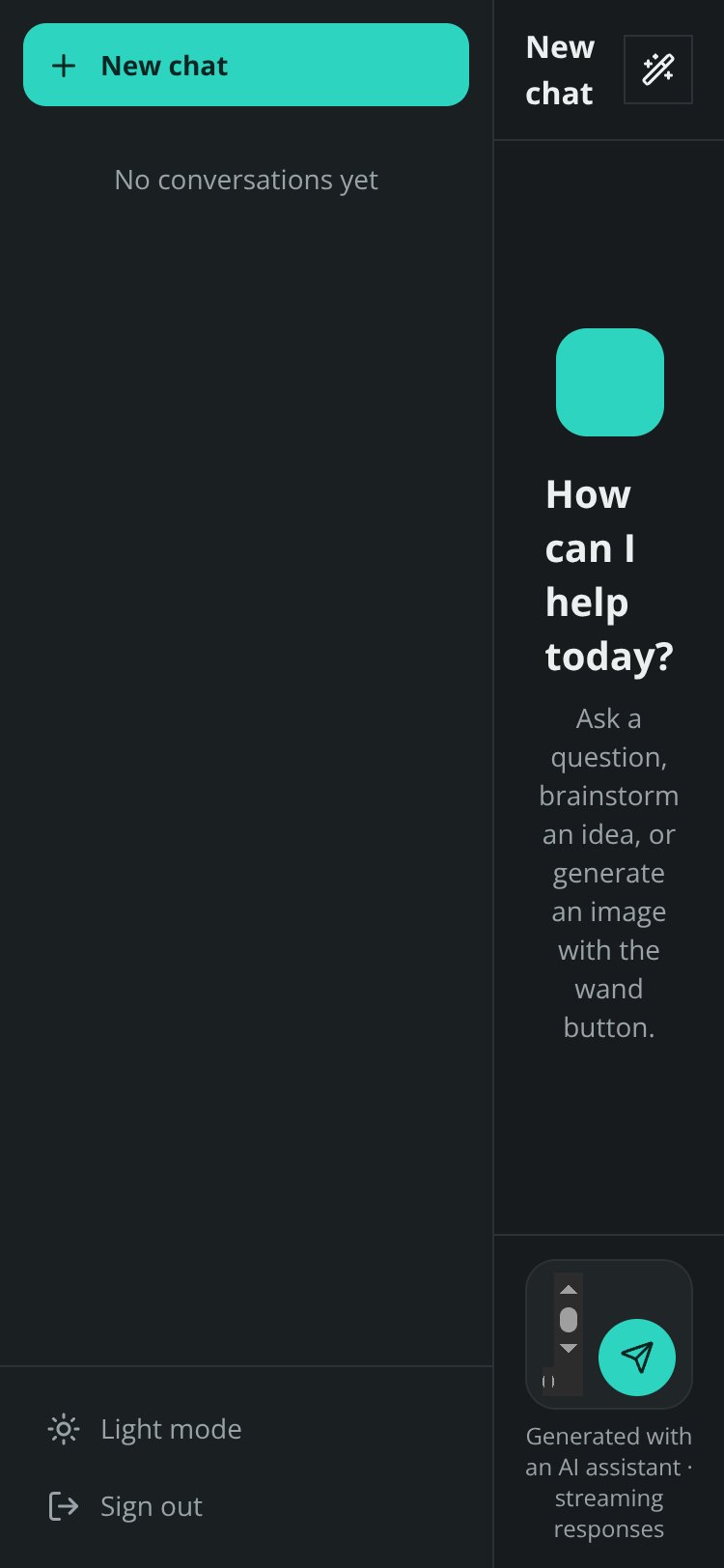 Astra Chat screen 3