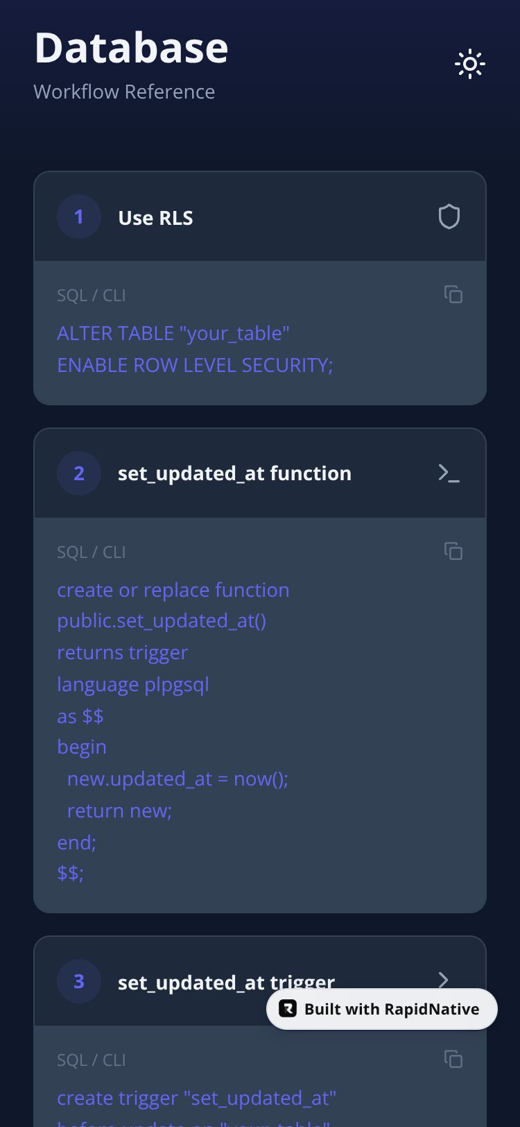 SupaFlow screen 1