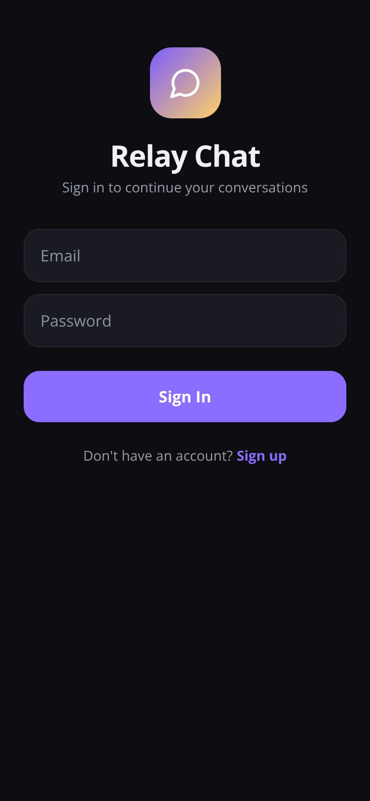 Relay Chat screen 1