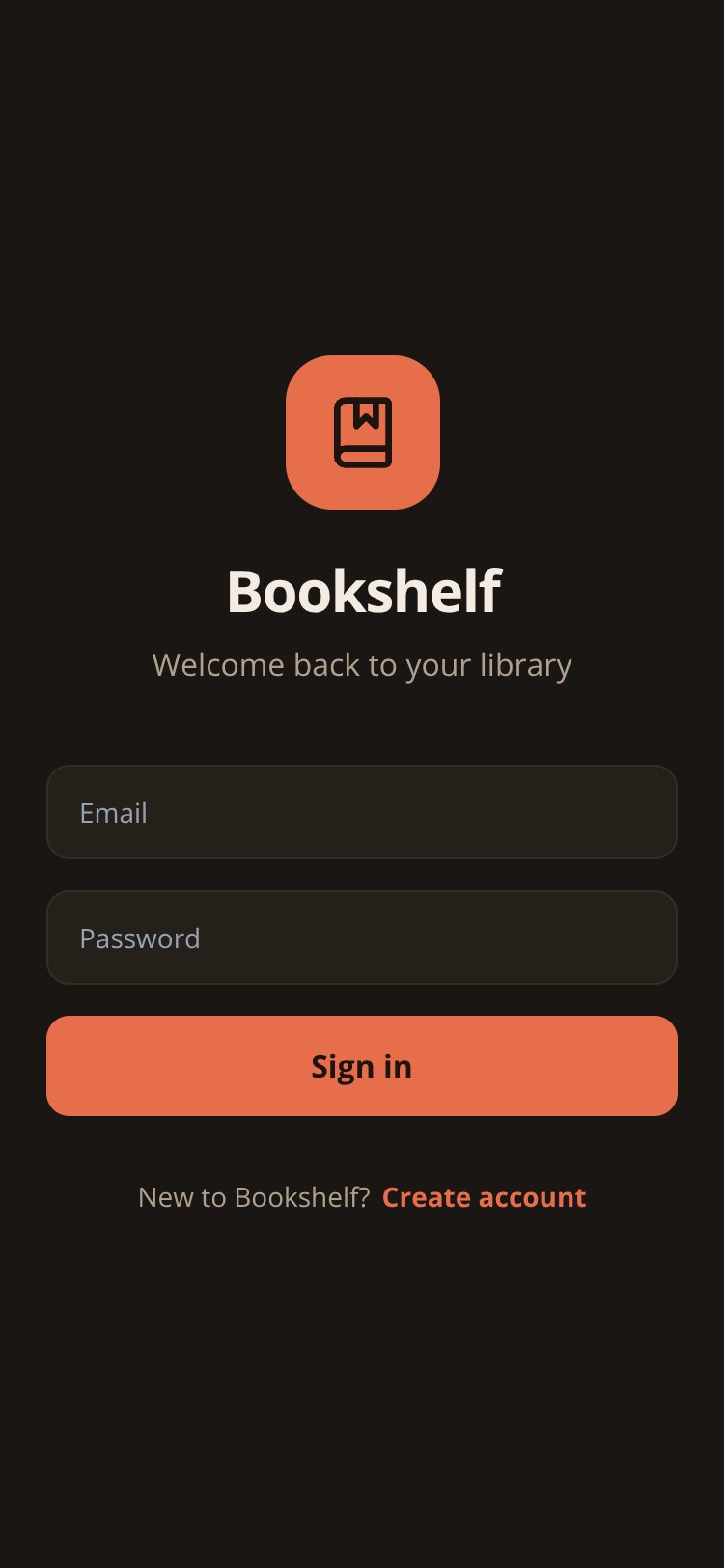 Bookshelf screen 1