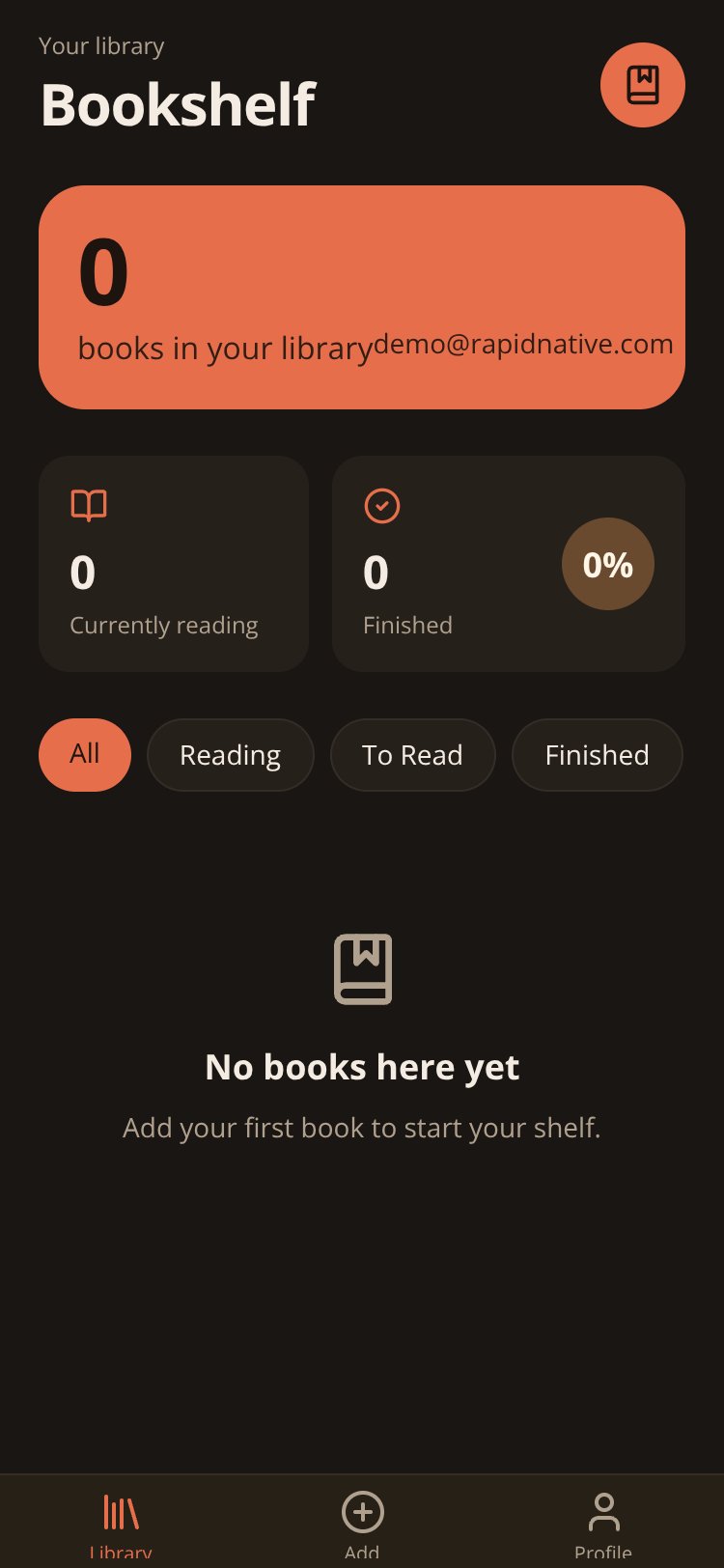 Bookshelf screen 3