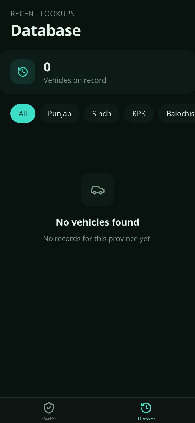 VehicleKey screen 1