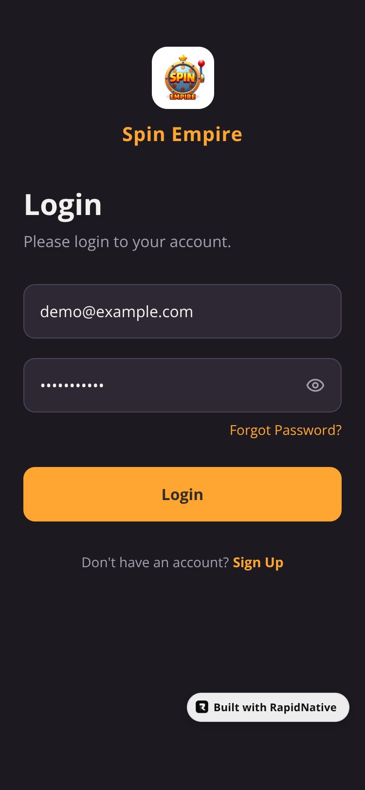 Spin Empire screen 1