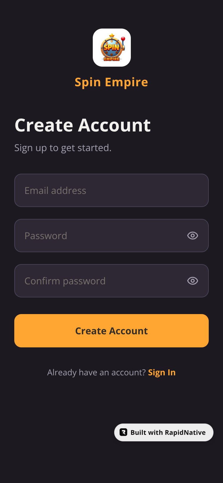 Spin Empire screen 2