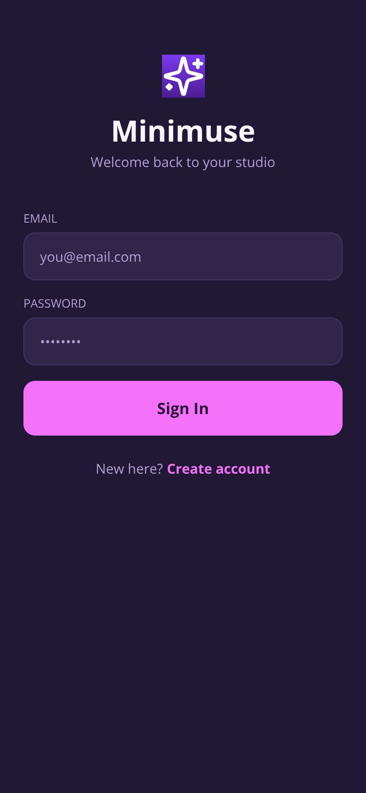 Minimuse screen 1