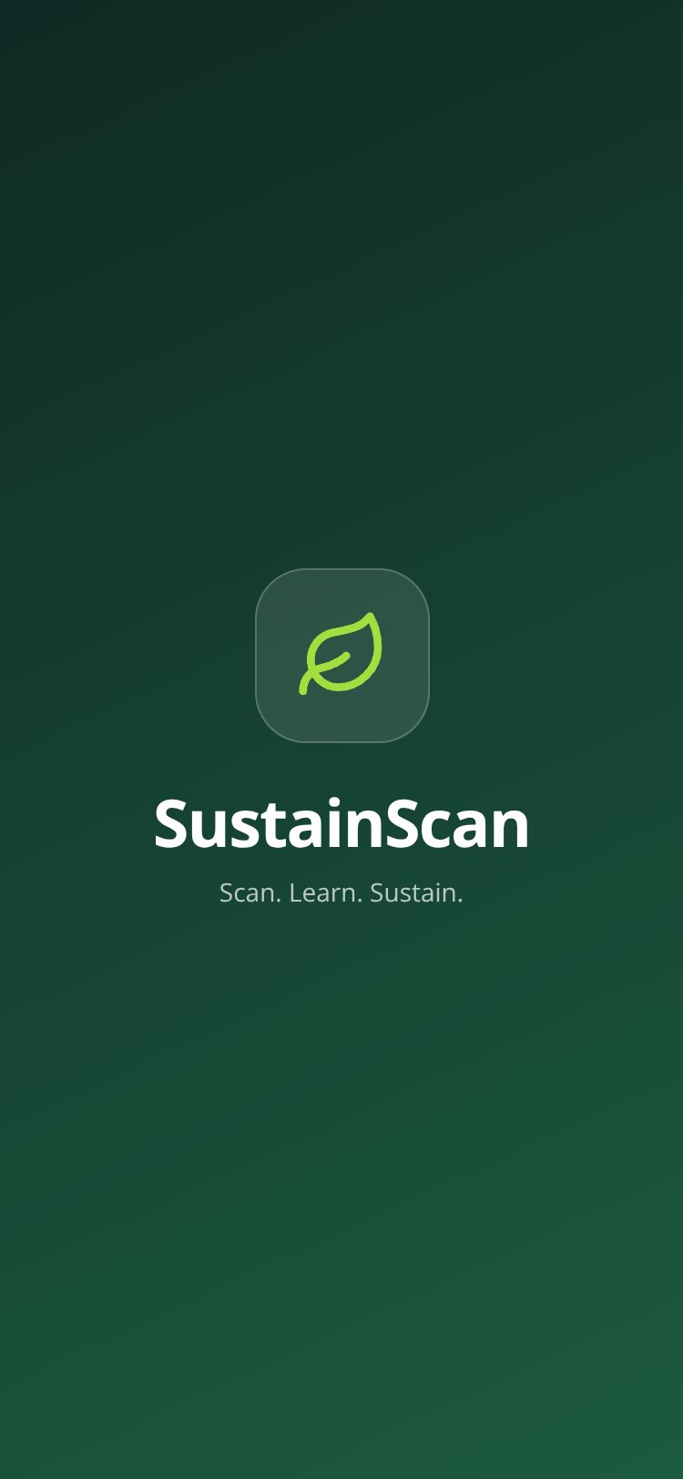 SustainScan screen 3