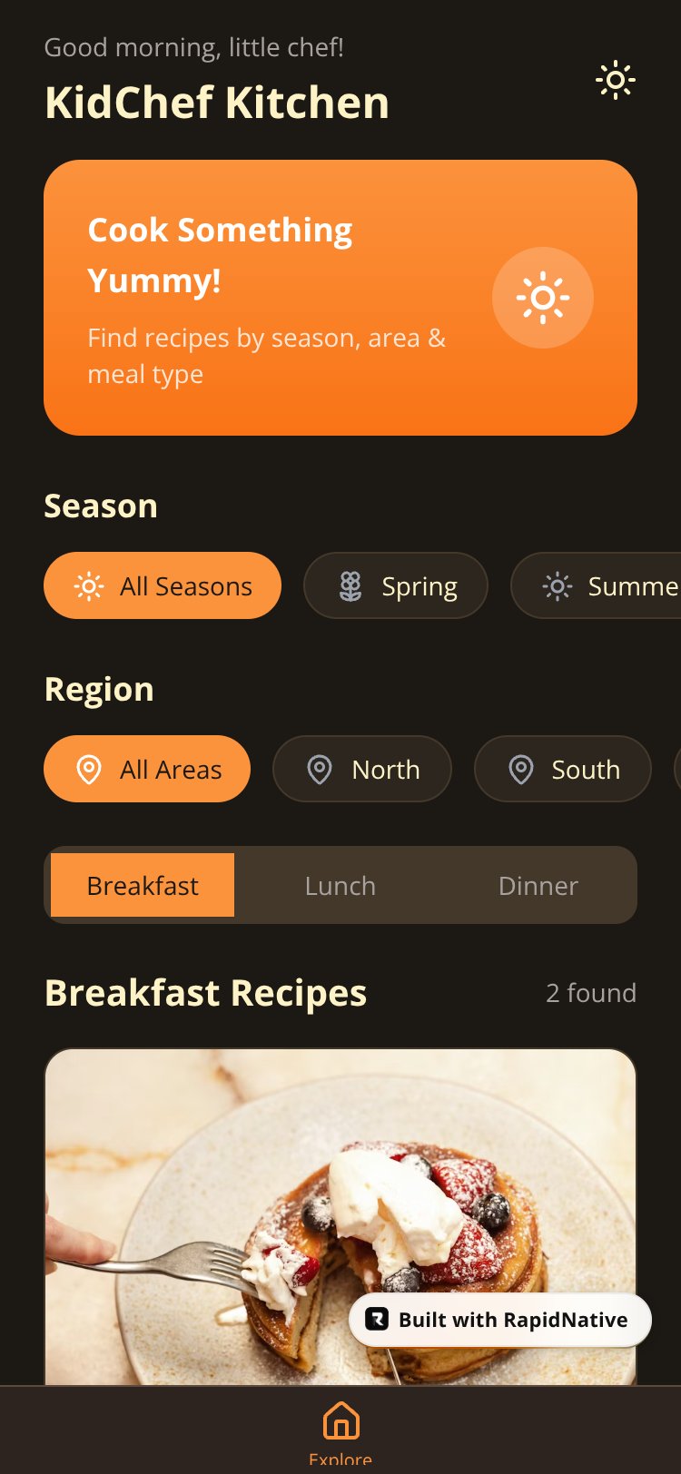 KidChef Kitchen screen 1