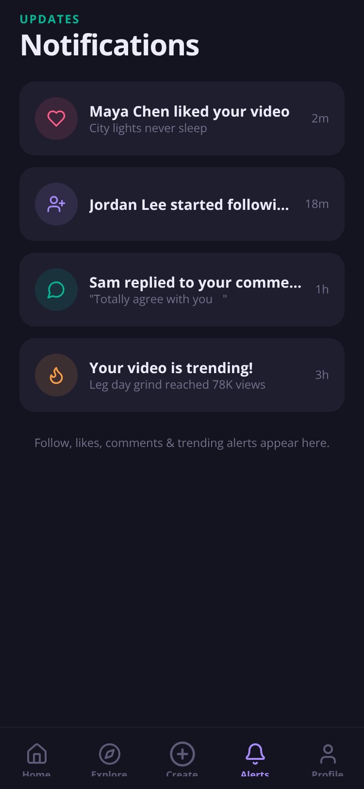 VibeX screen 4