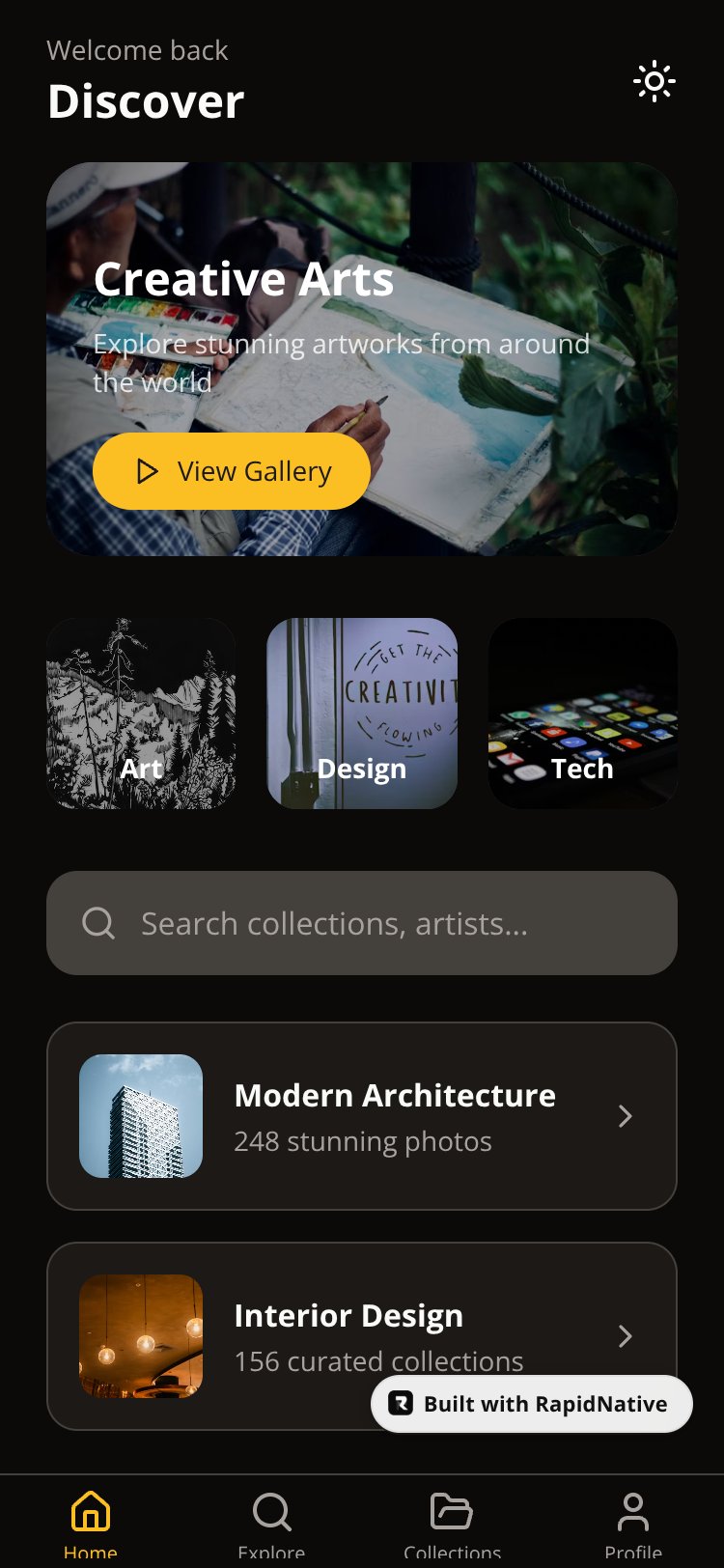 Gallery screen 1