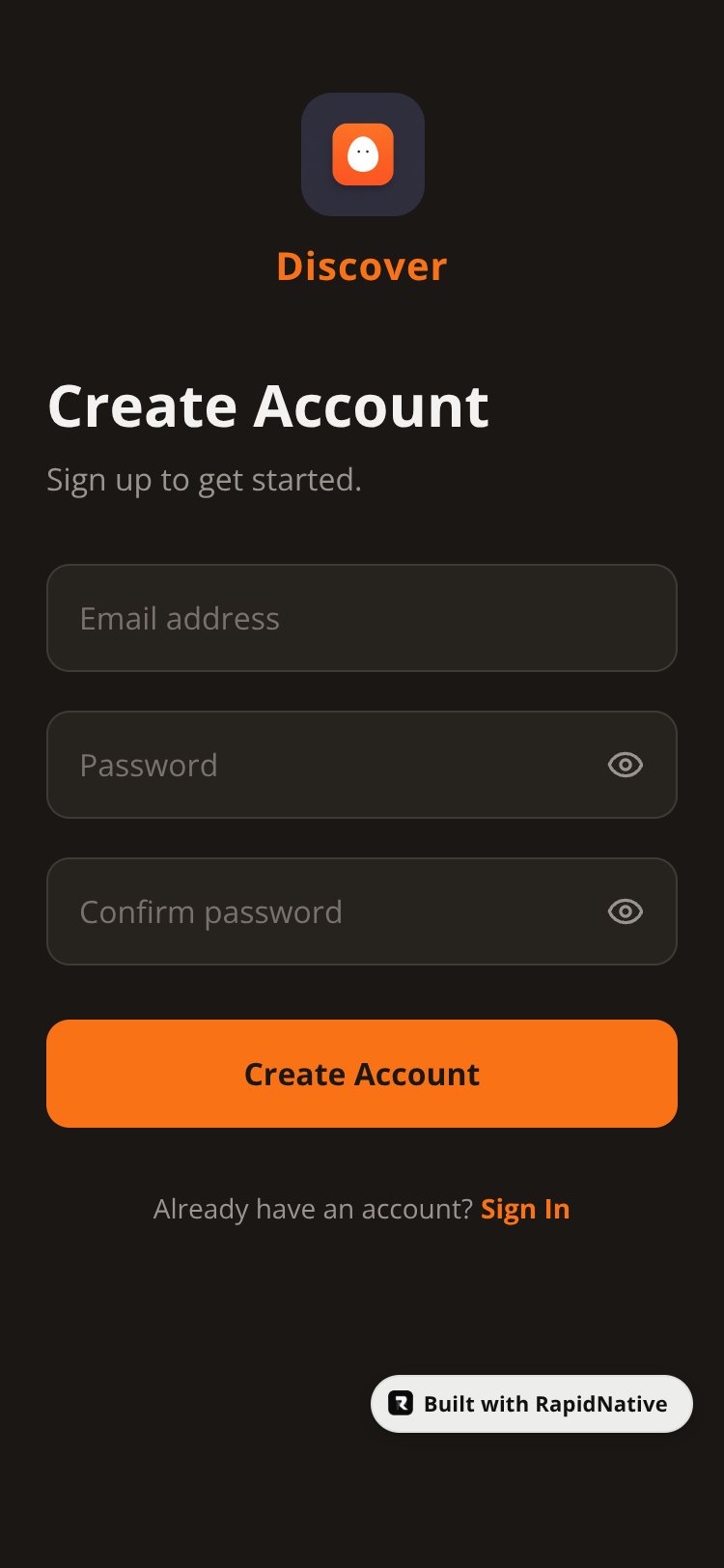 Discover screen 2