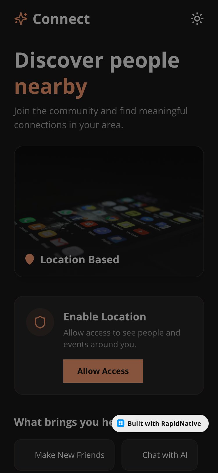 Tether screen 2