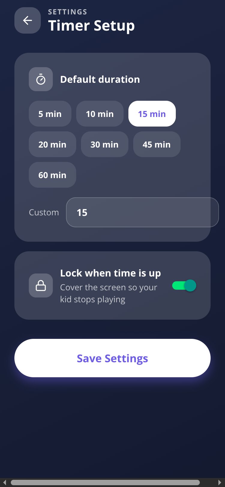 Kids Timer screen 3