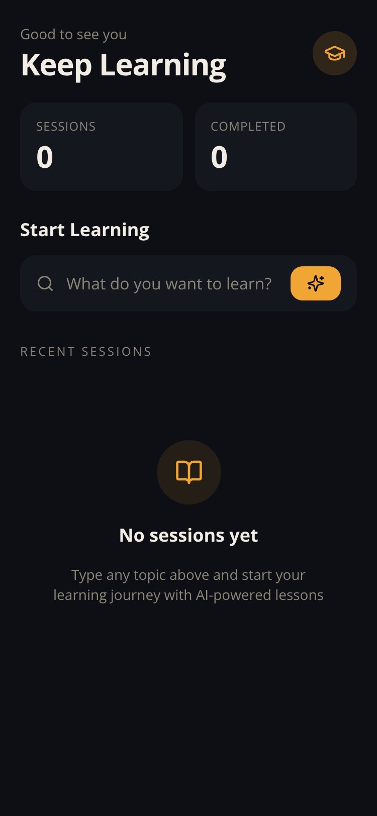 Learnly screen 1