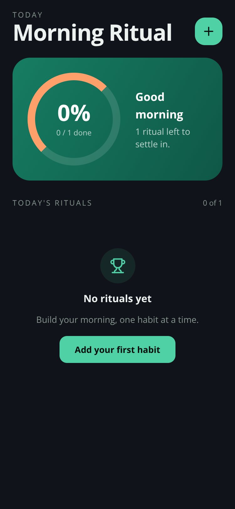 Morning Ritual screen 3
