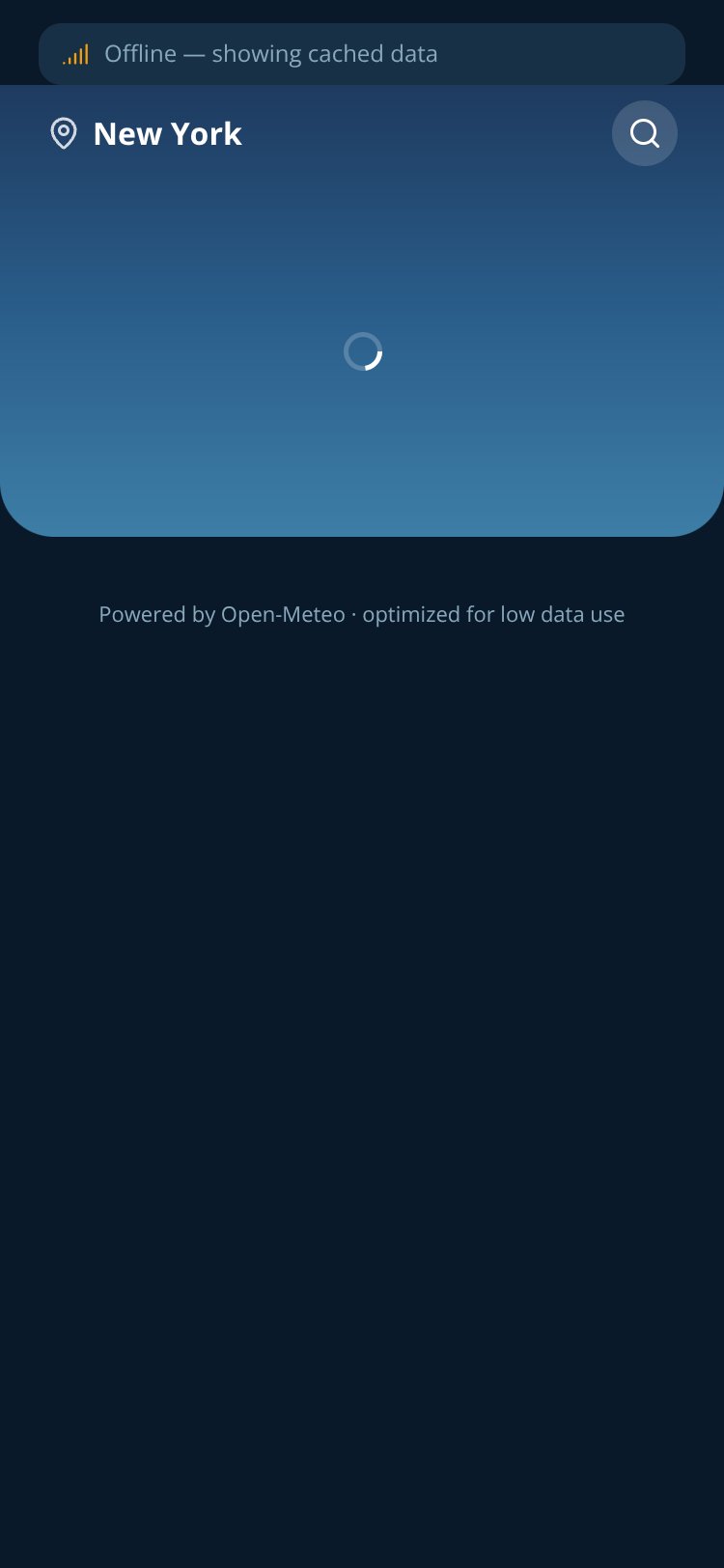 Aether Weather screen 2