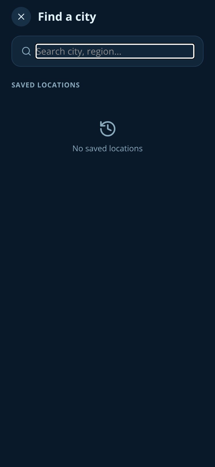 Aether Weather screen 4