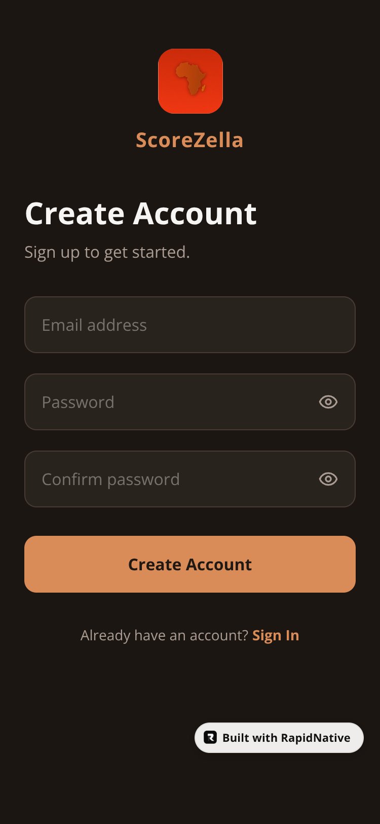 ScoreZella screen 2