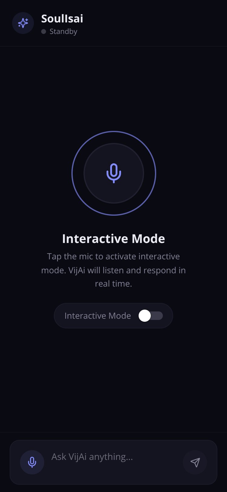 VijAi screen 1