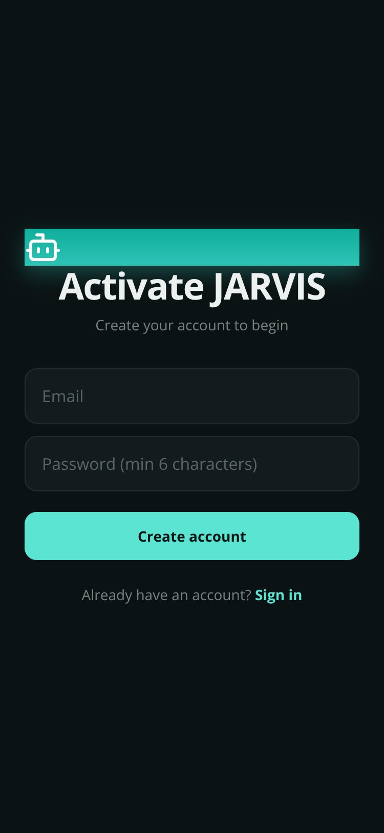JARVIS screen 1