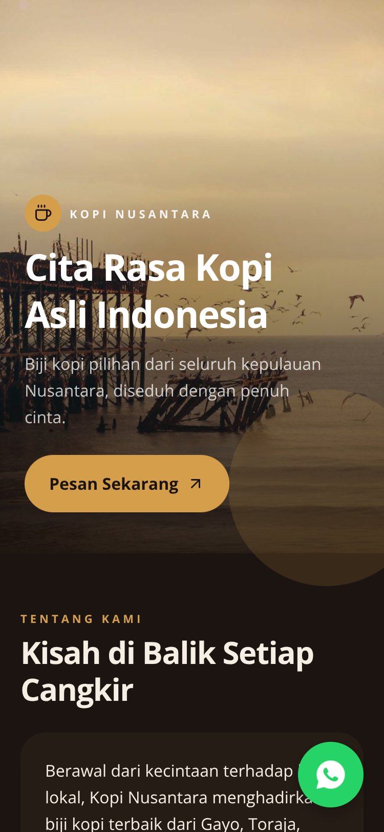 Kopi Nusantara screen 1