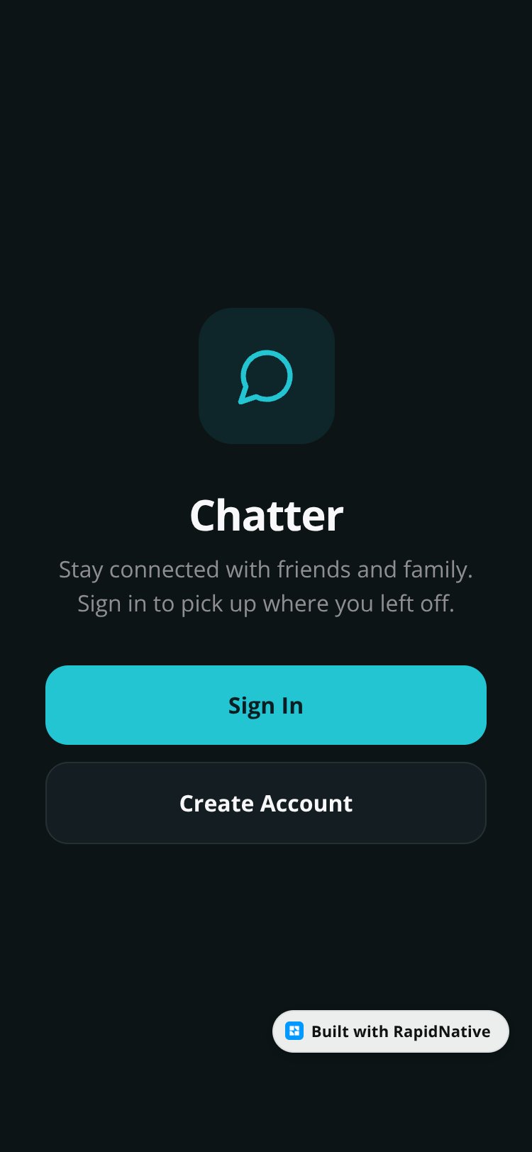 Chatter screen 1