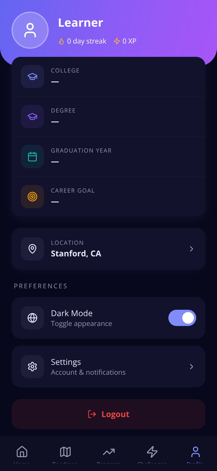 SkillBridge screen 3