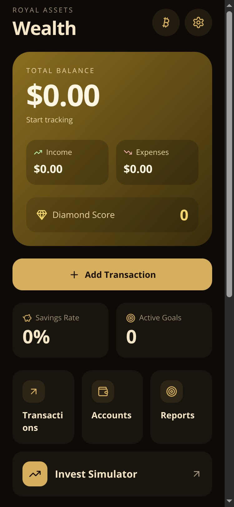 Royal Assets screen 4