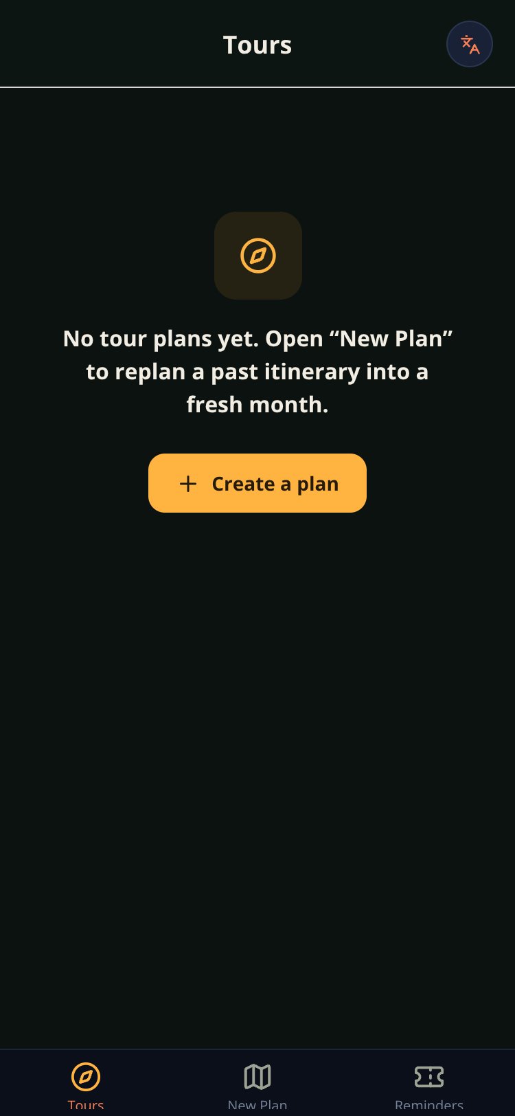 RapidNative App screen 3