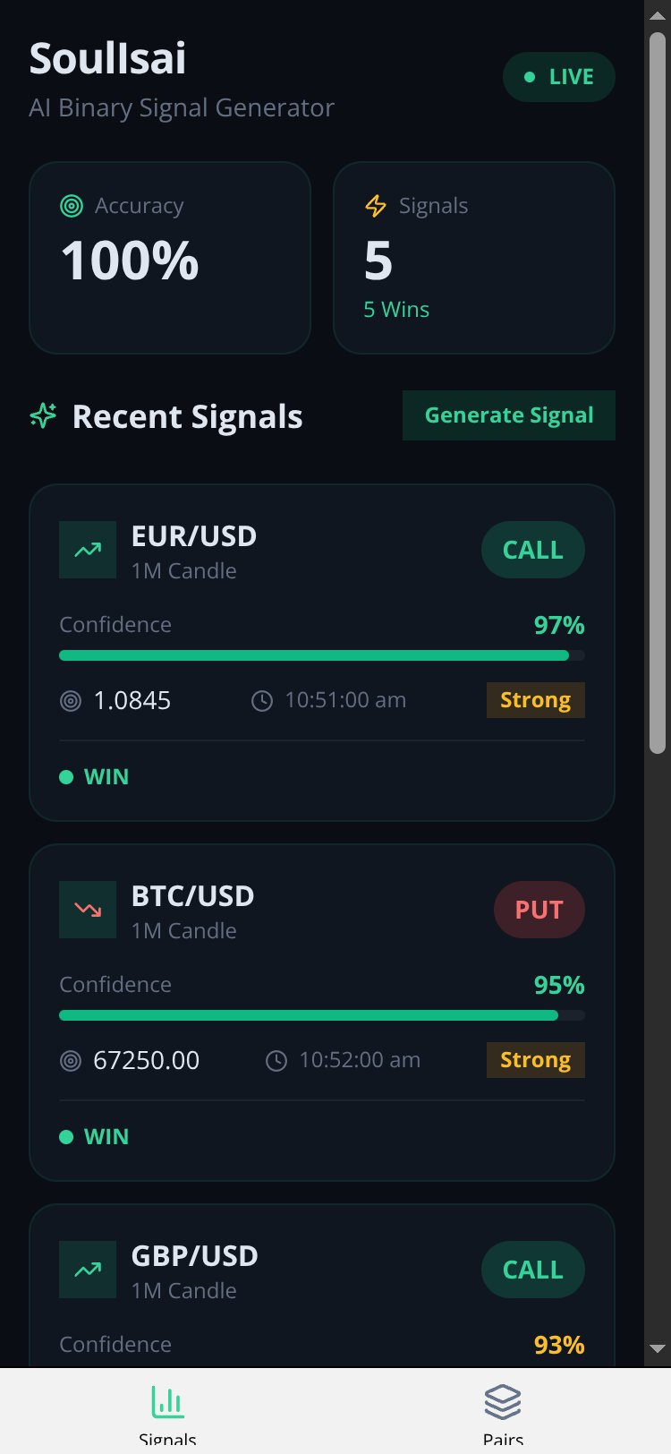 SignalGen AI screen 1