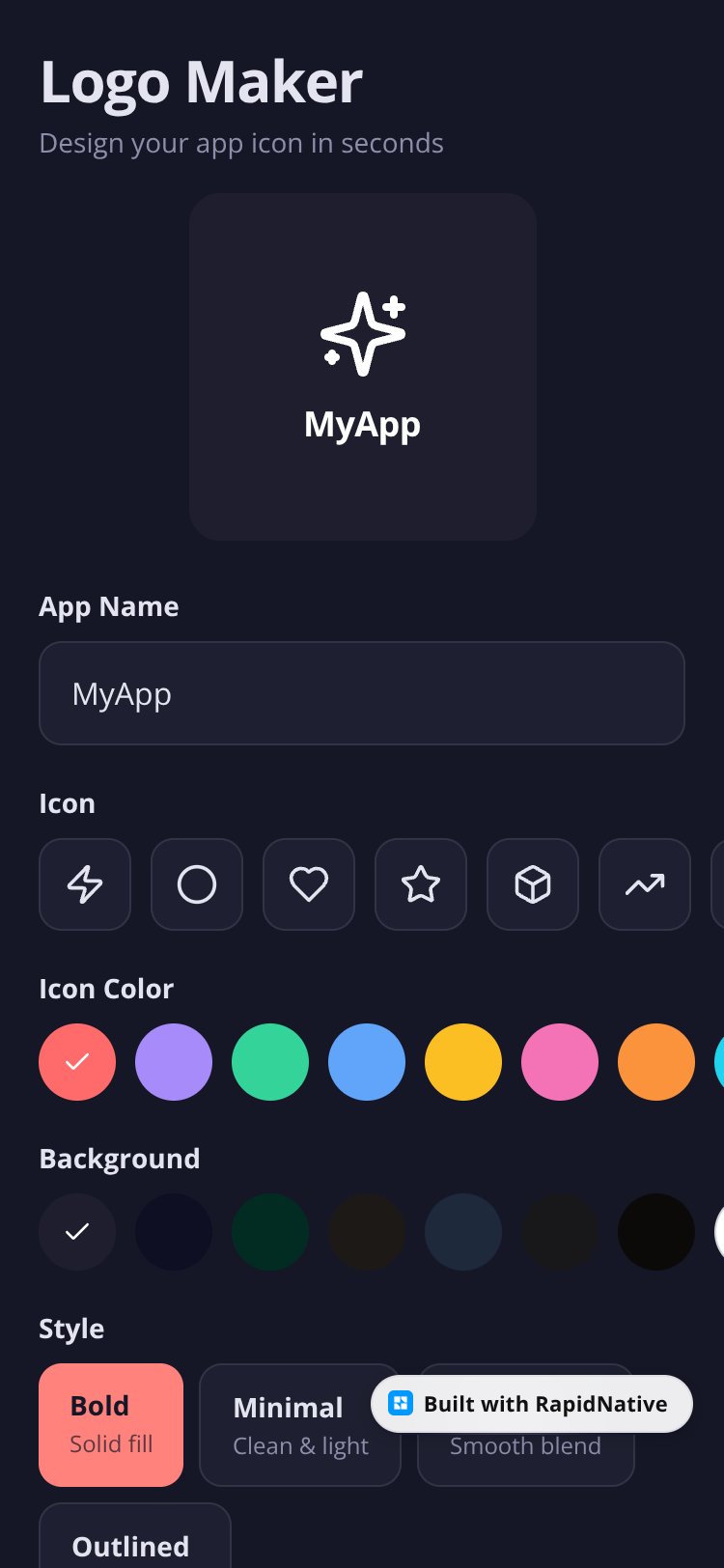 LogoForge screen 1
