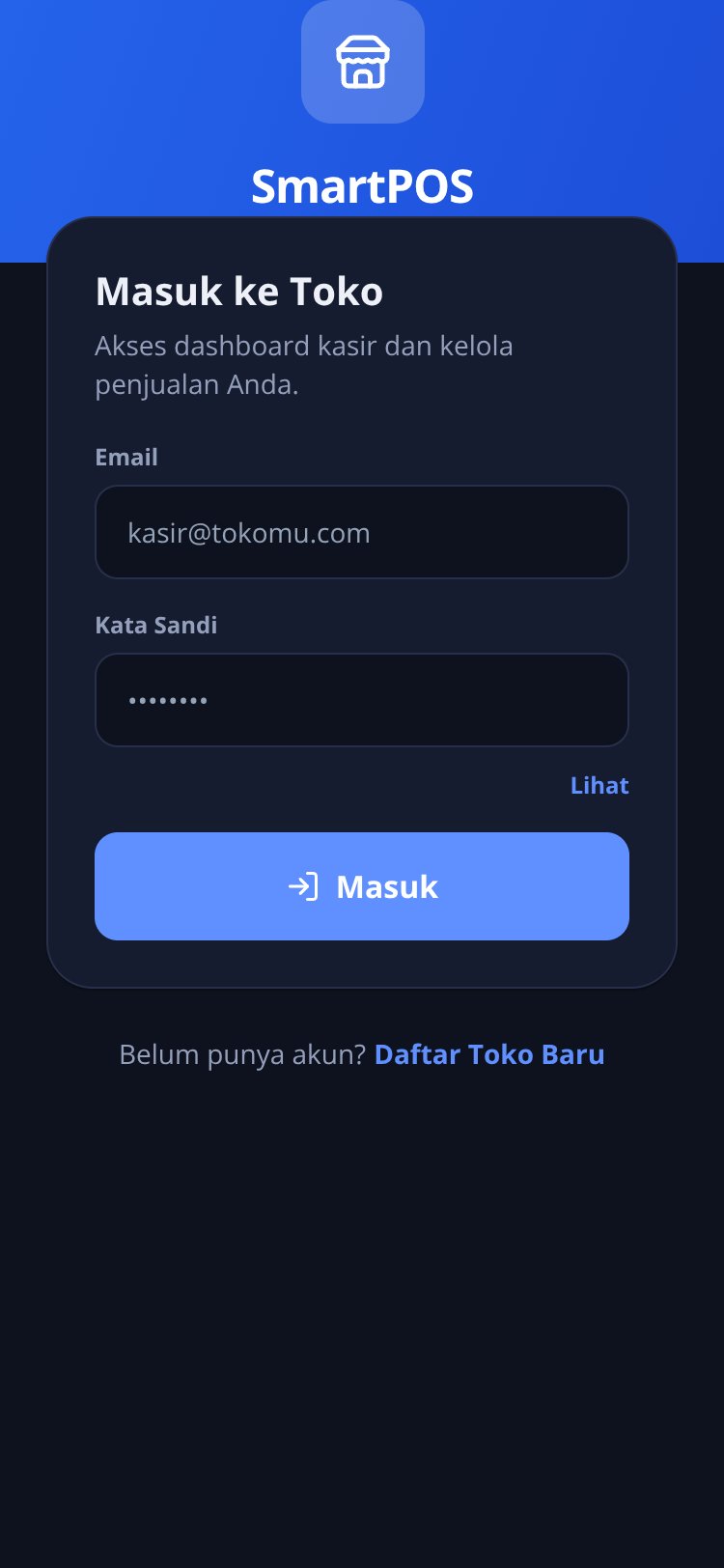 SmartPOS screen 1