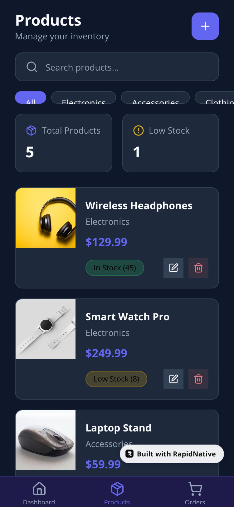 SellerHub screen 2
